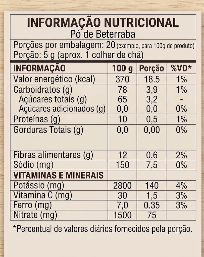 Farinha de Beterraba - Imagem 2