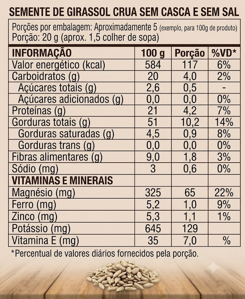 Imagem da tabela do produto
