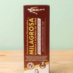 Pomada Desodorante Massageadora Milagrosa – Moringa e Açafrão da Terra (150g)