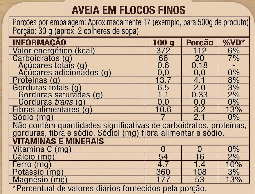Aveia em Flocos Finos - Imagem 2