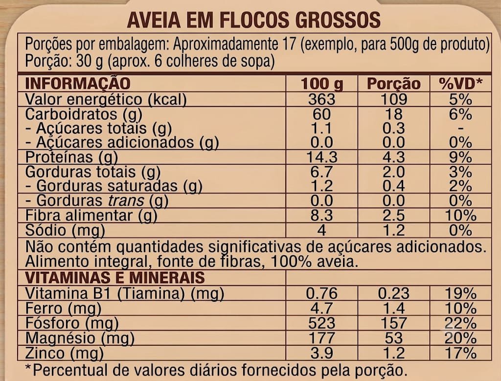 Aveia em Flocos Grossos - Imagem 2