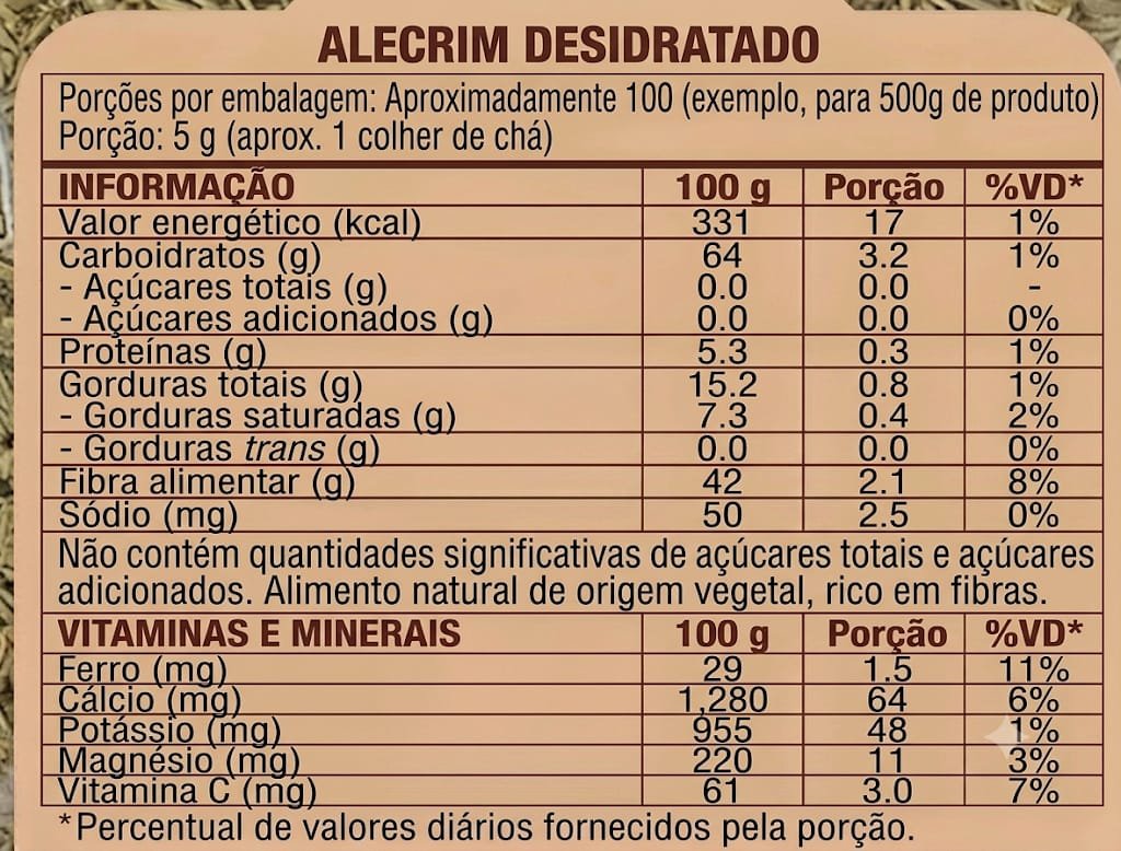 Alecrim Desidratado - Imagem 2